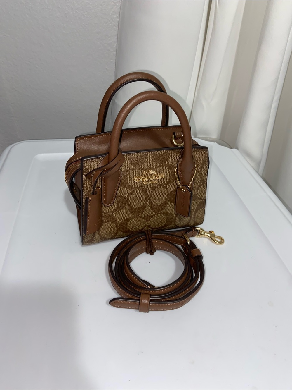 COACH Mini Andrea Carryall - Picture 2 of 11